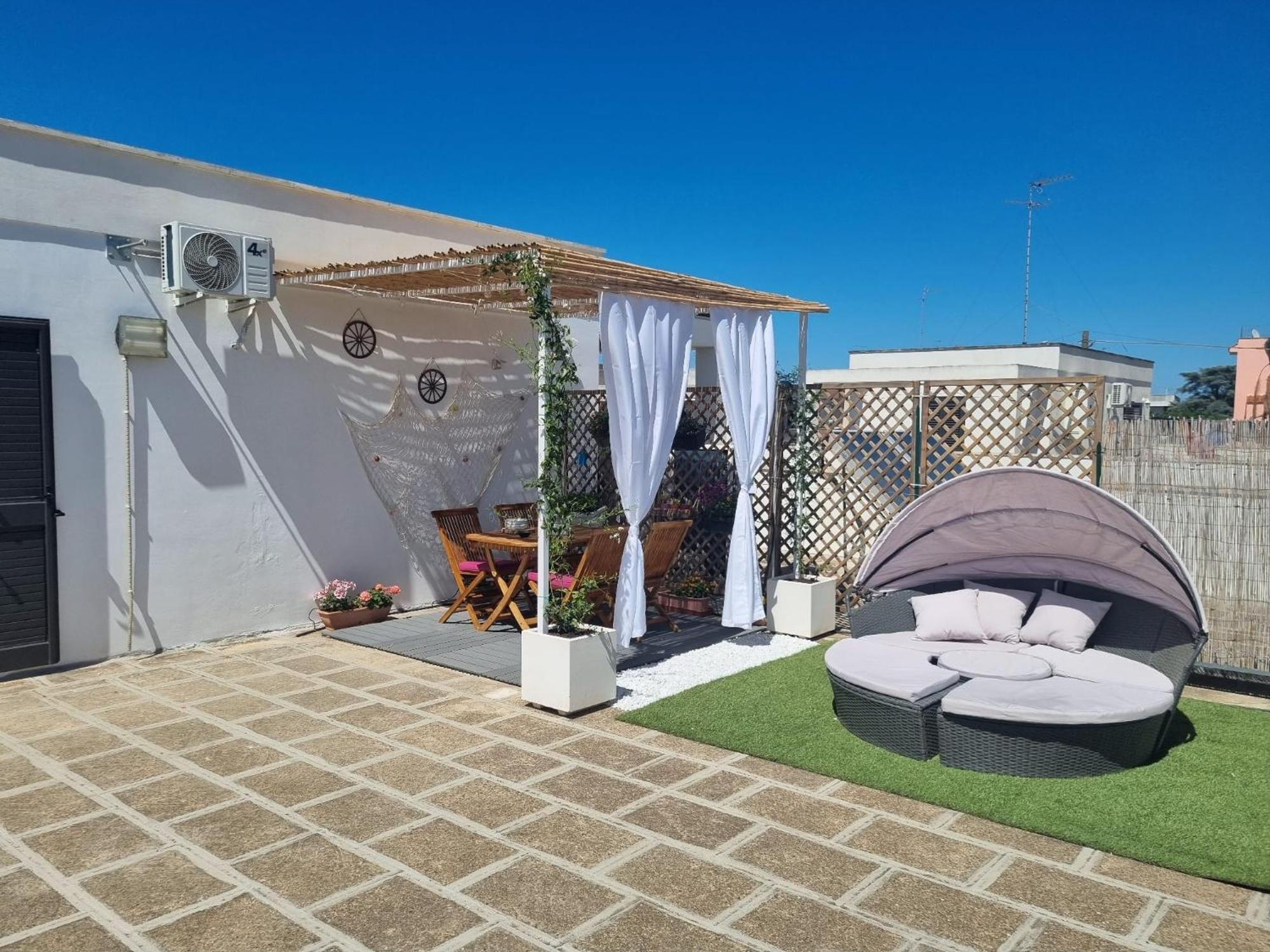 La Terrazza Di Zoe - Castromediano Villa Cavallino di Lecce Exterior foto